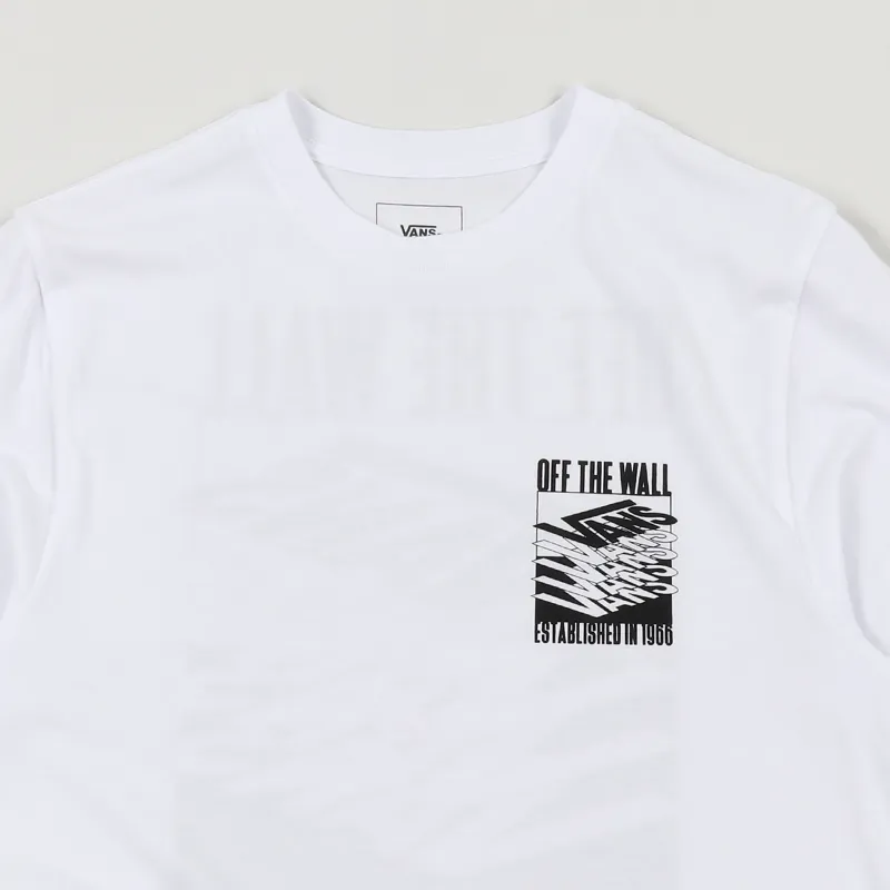 Vans Stacked Up T Shirt White-2