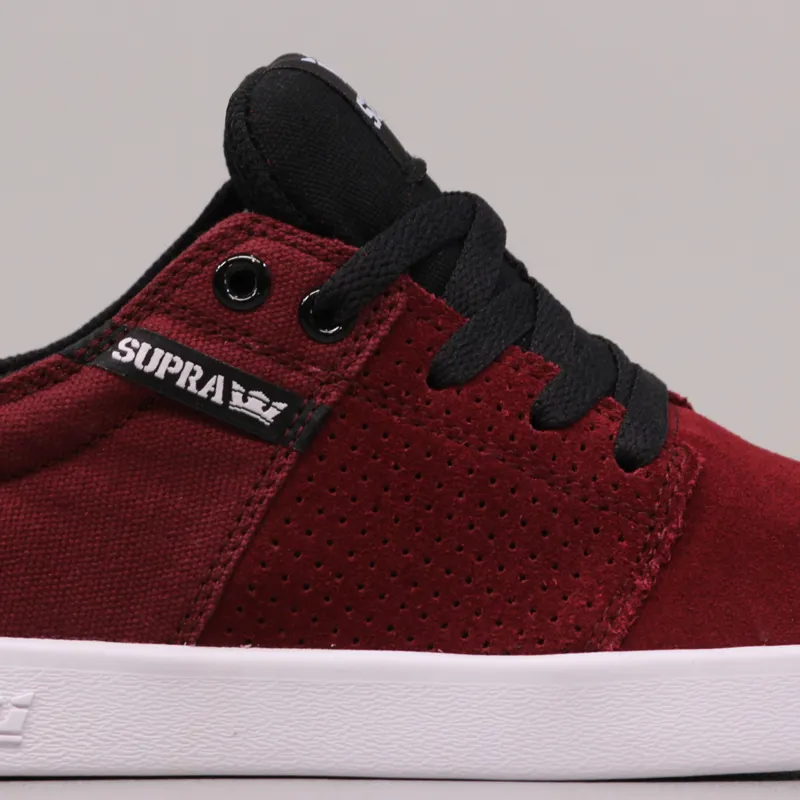Supra Stacks II Shoes Tawny Red Black White-2