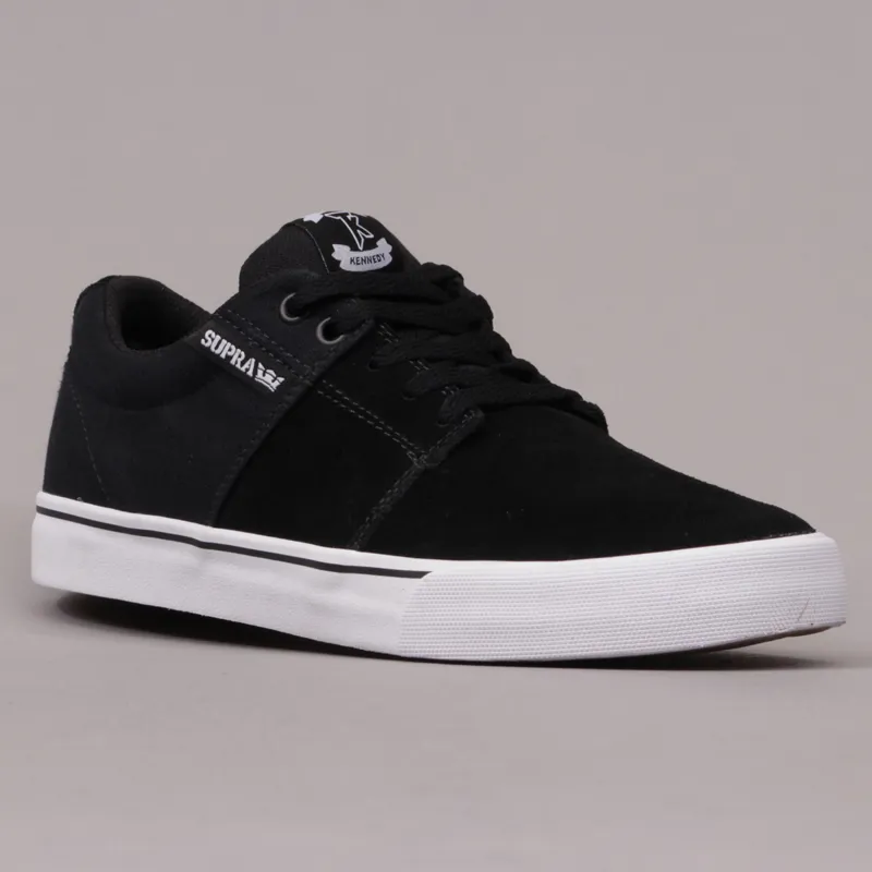 Supra Stacks Vulc Shoes - Black and White-4