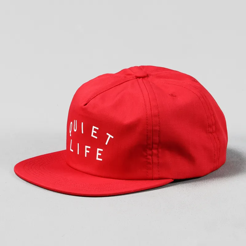 The Quiet Life Standard Relax Snapback Cap Red