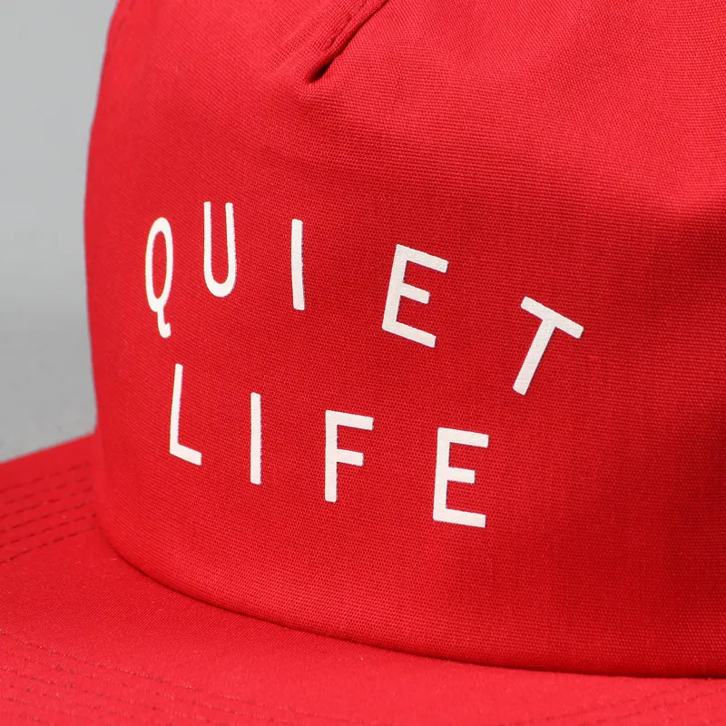 The Quiet Life Standard Relax Snapback Cap Red-1