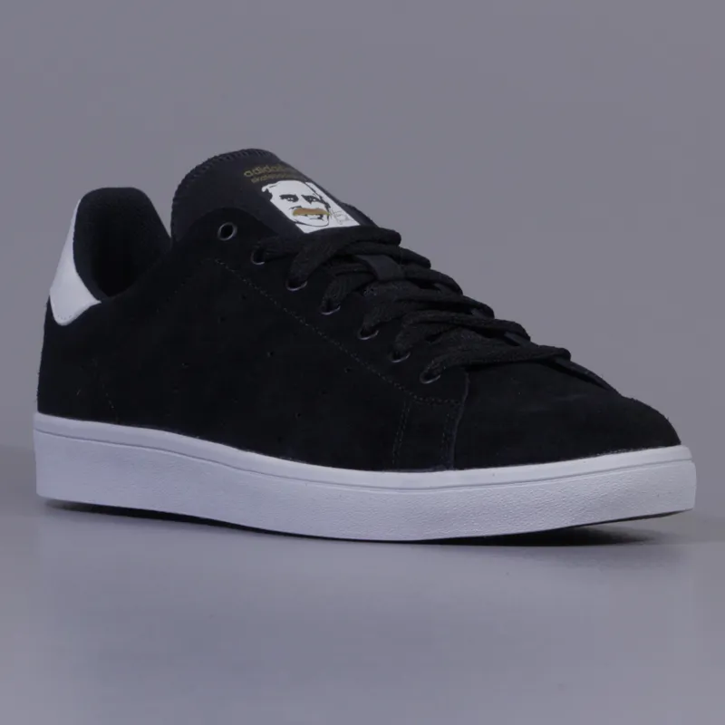 Adidas Stan Smith Vulc Shoes Black Running White-4