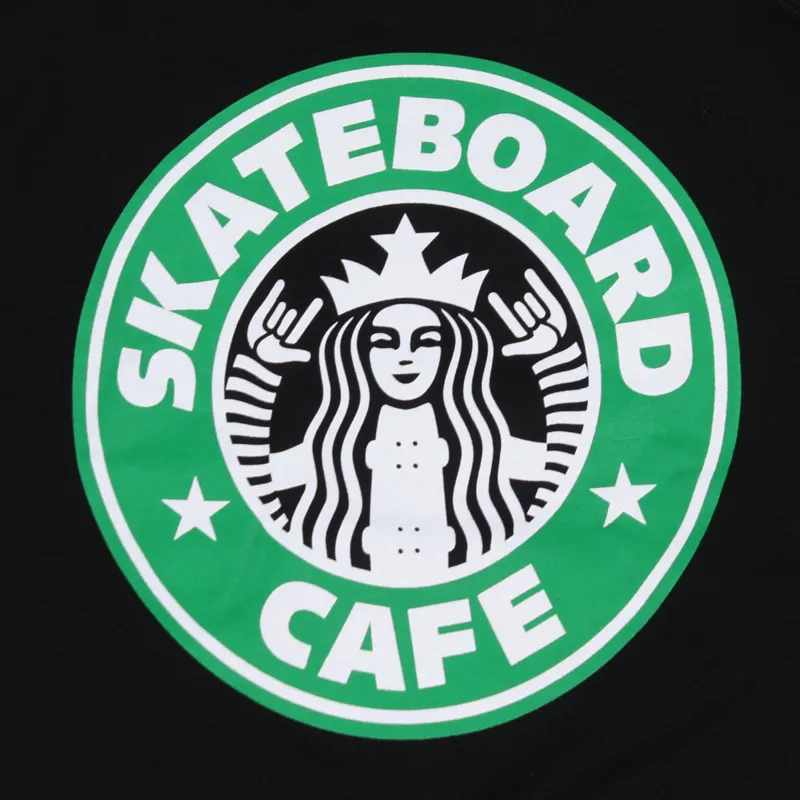 Skateboard Cafe Starfucks Hoodie Black-3