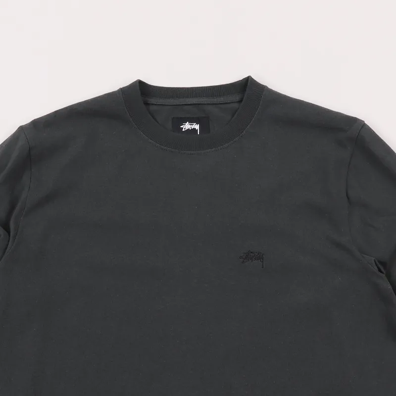 Stussy Stock Long Sleeve Jersey Black-1