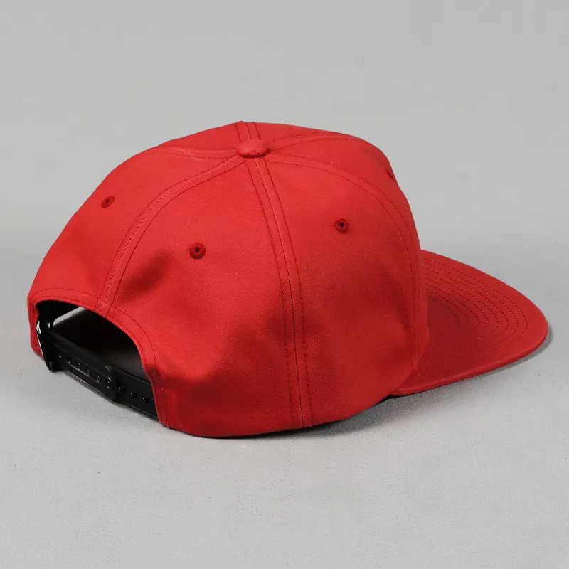 Stussy Stock Pigment Snapback Cap Red-2