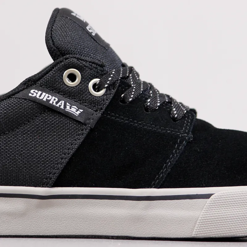 Supra Stacks Vulc II Shoes Black Grey Grey-2