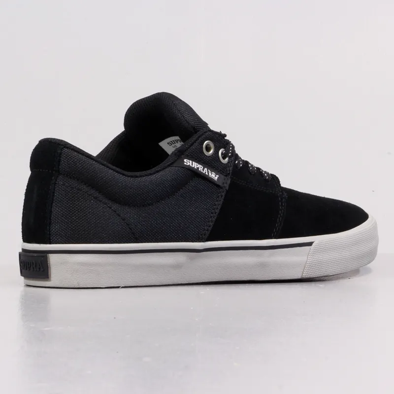Supra Stacks Vulc II Shoes Black Grey Grey-5