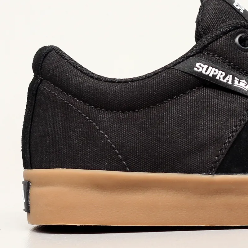 Supra Stacks Vulc II Shoes Black Gum-1