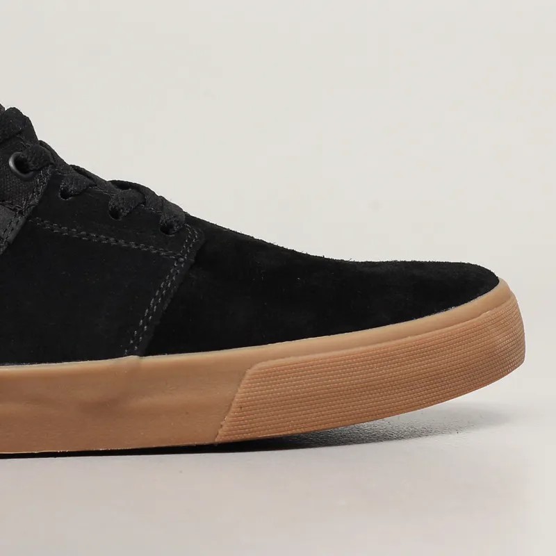 Supra Stacks Vulc II Shoes Black Gum-3