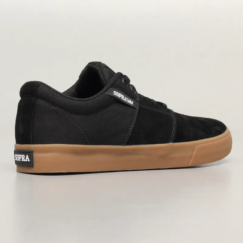Supra Stacks Vulc II Shoes Black Gum-5