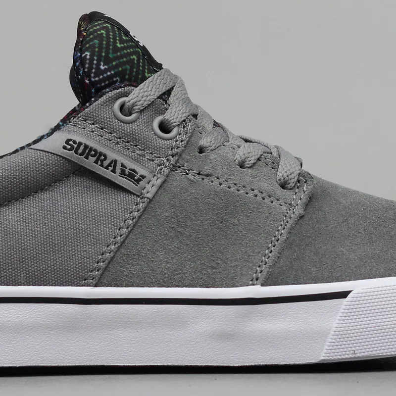 Supra Stacks Vulc II Shoes Grey Patterned-2