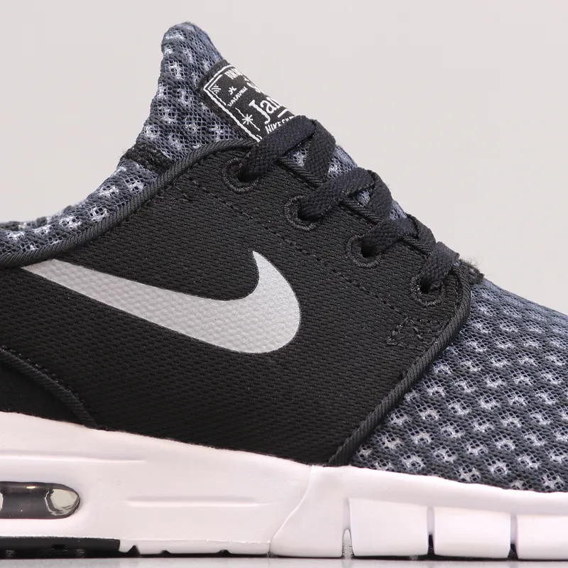 Nike SB Stefan Janoski Max Shoes Black Metallic Cool Grey White-2