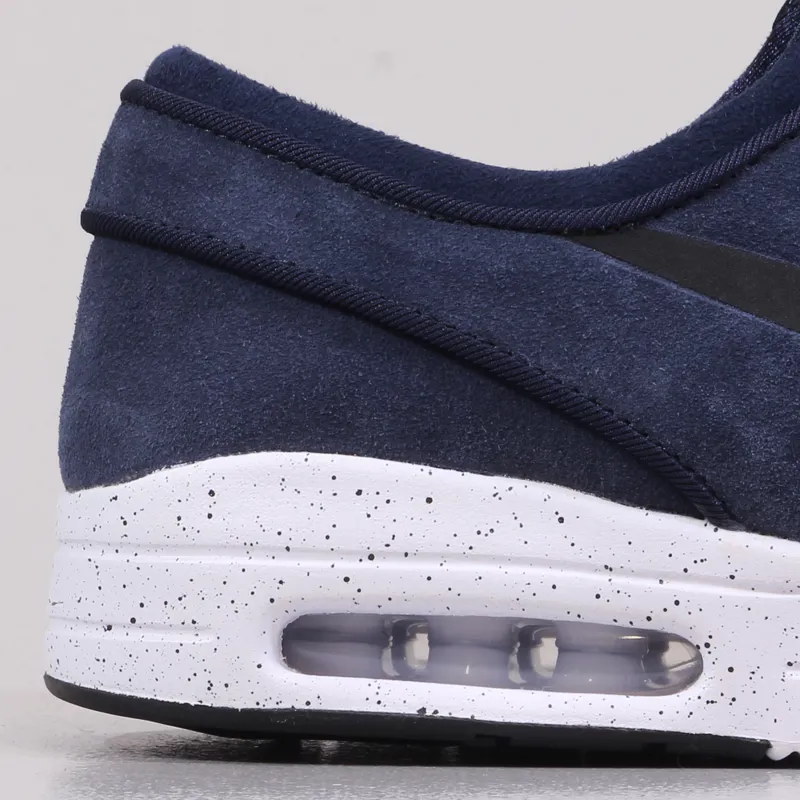 Nike SB Stefan Janoski Max L Shoes Obsidian Black White-1