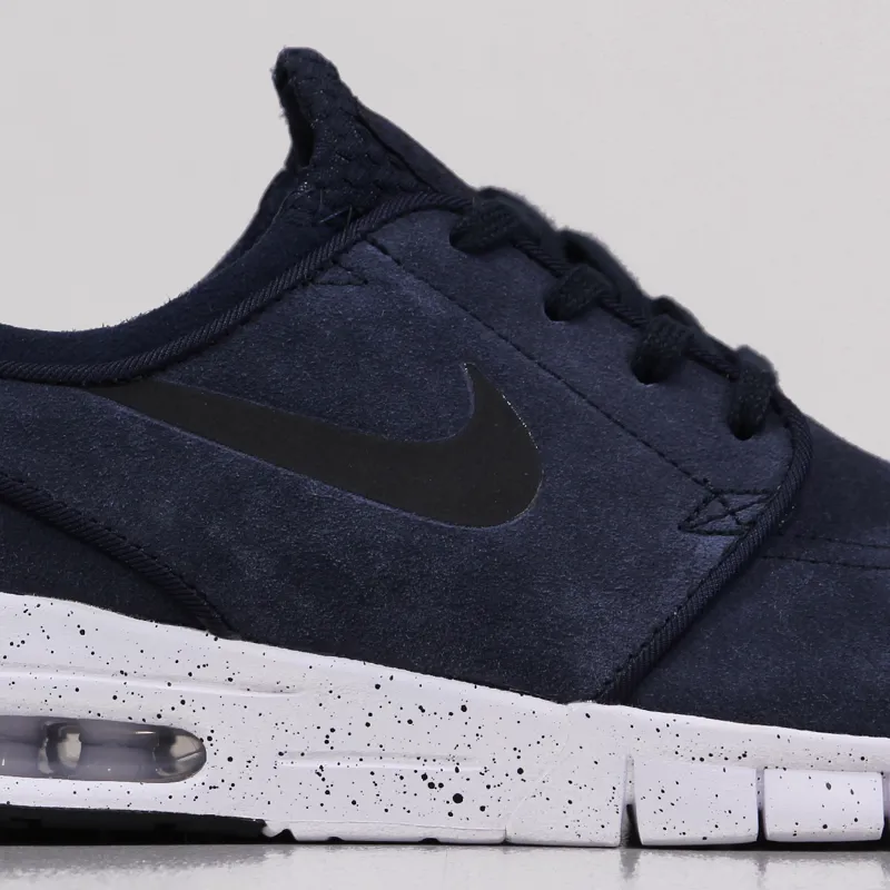 Nike SB Stefan Janoski Max L Shoes Obsidian Black White-2