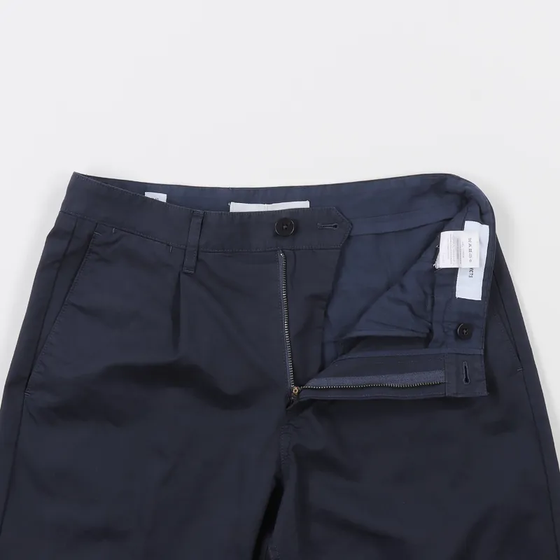 Norse Projects Sten Light Twill Trousers Dark Navy-2