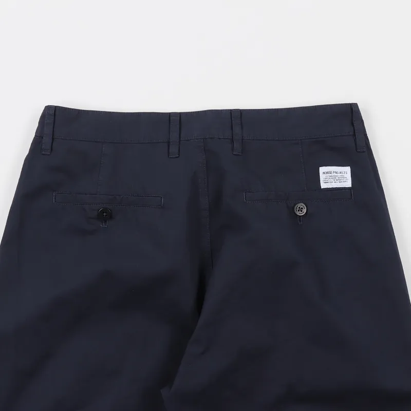 Norse Projects Sten Light Twill Trousers Dark Navy-5
