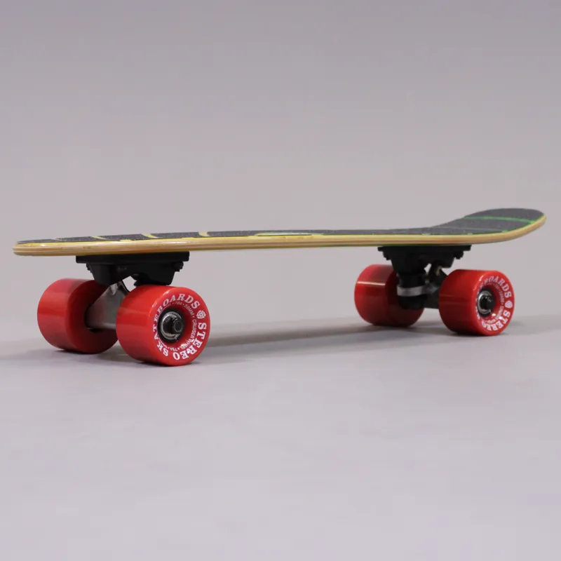 Stereo Wooden Vinyl Cruiser - Yellow, Green and Red