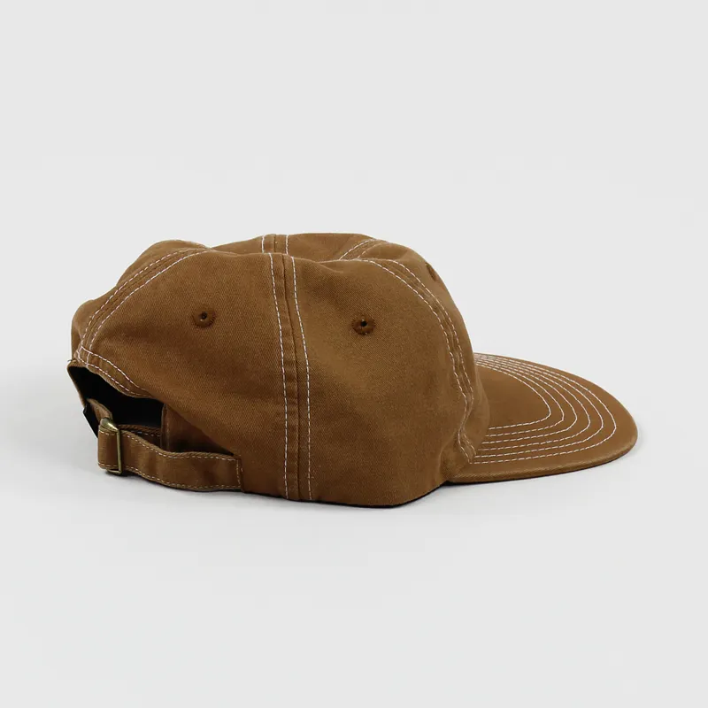 Butter Goods Stitch 6 Panel Cap Nutmeg-1