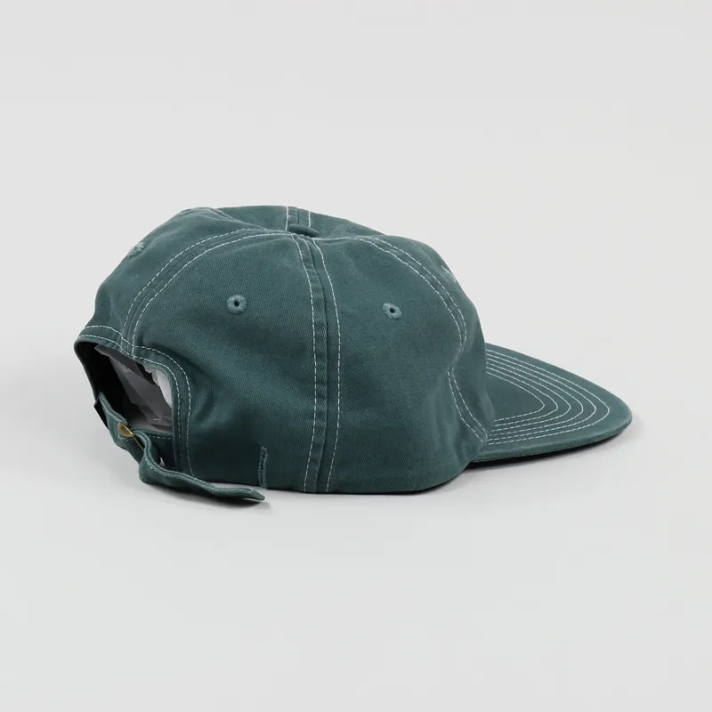 Butter Goods Stitch 6 Panel Cap Spruce-1