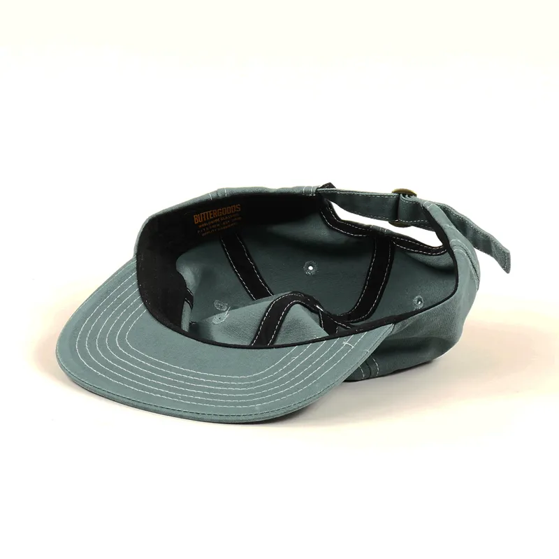 Butter Goods Stitch 6 Panel Cap Spruce-2
