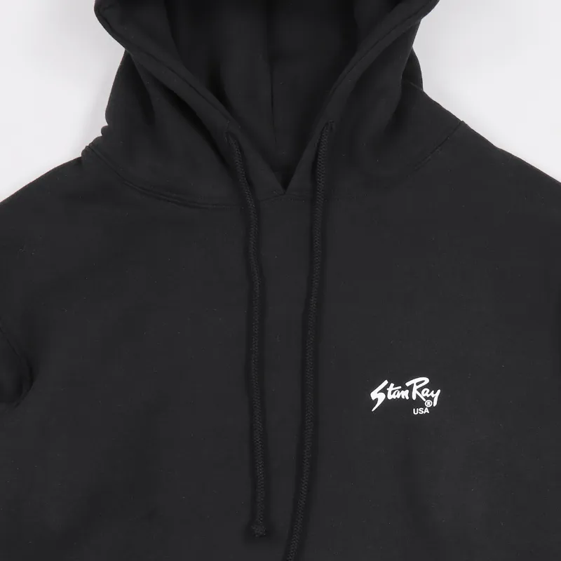 Stan Ray Stan Logo Hoodie Black-2
