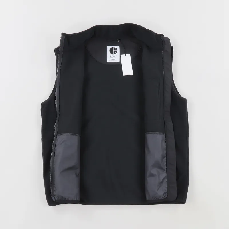 Polar Skate Co. Stenstrom Fleece Vest Black-2
