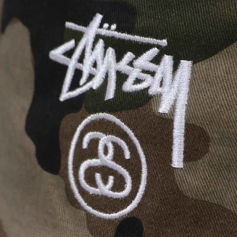 Stussy Stock Lock Bucket Hat Camo-1