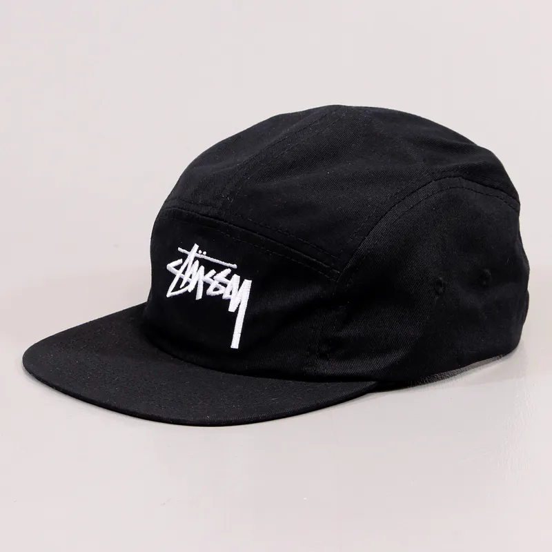 Stussy Stock SP15 Five Panel Cap Black