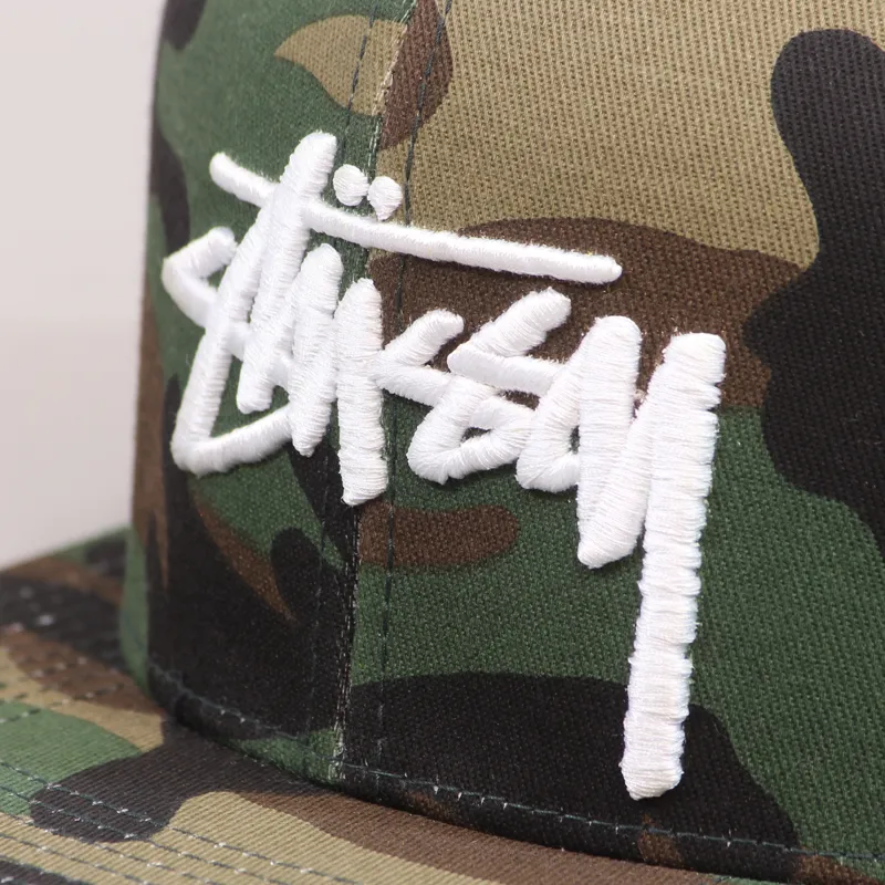 Stussy Stock SP15 Snapback Cap Camo-1