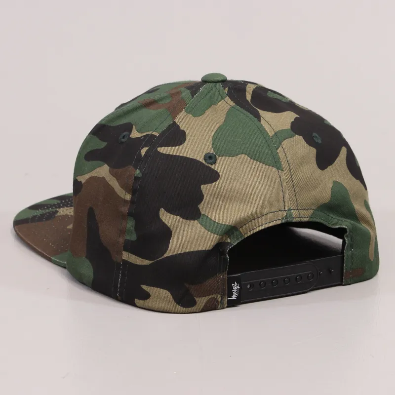 Stussy Stock SP15 Snapback Cap Camo-2