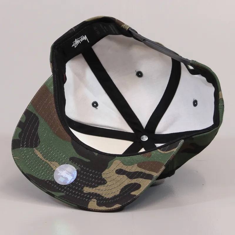 Stussy Stock SP15 Snapback Cap Camo-3