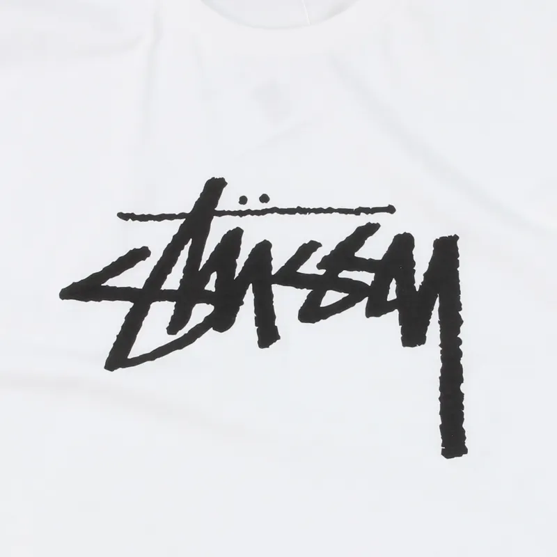 Stussy Stock T Shirt White-1