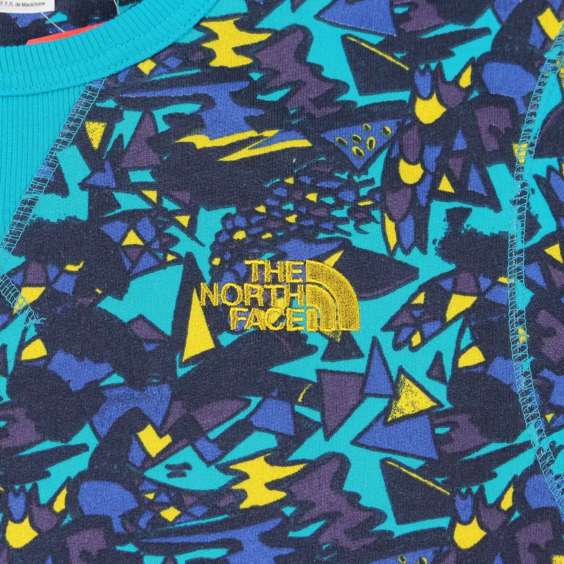 The North Face Mens Street Fleece Crew Sweater Enamel Blue-1