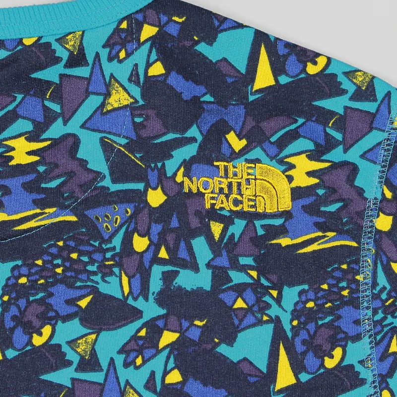 The North Face Mens Street Fleece Crew Sweater Enamel Blue-2