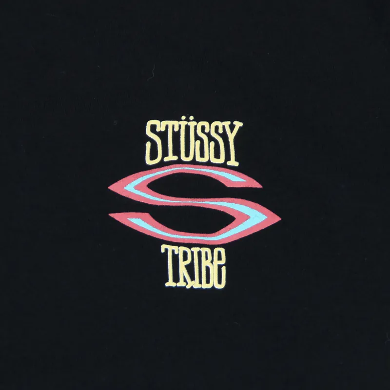 Stussy Tribe T Shirt Black-2