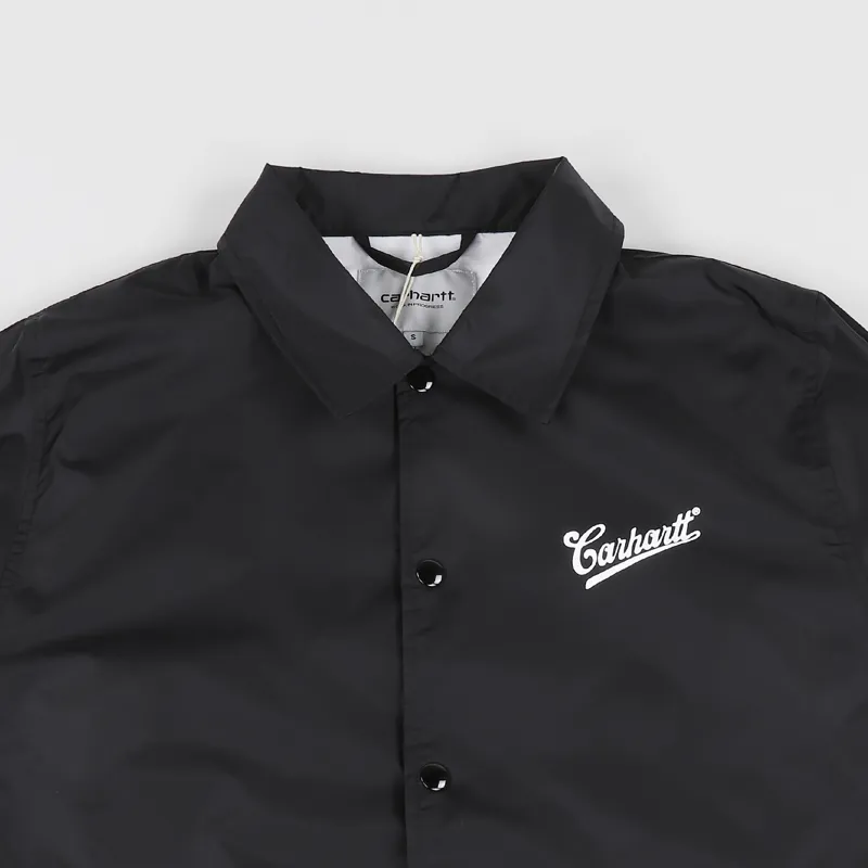 Carhartt WIP Strike Coach Jacket Black White-1