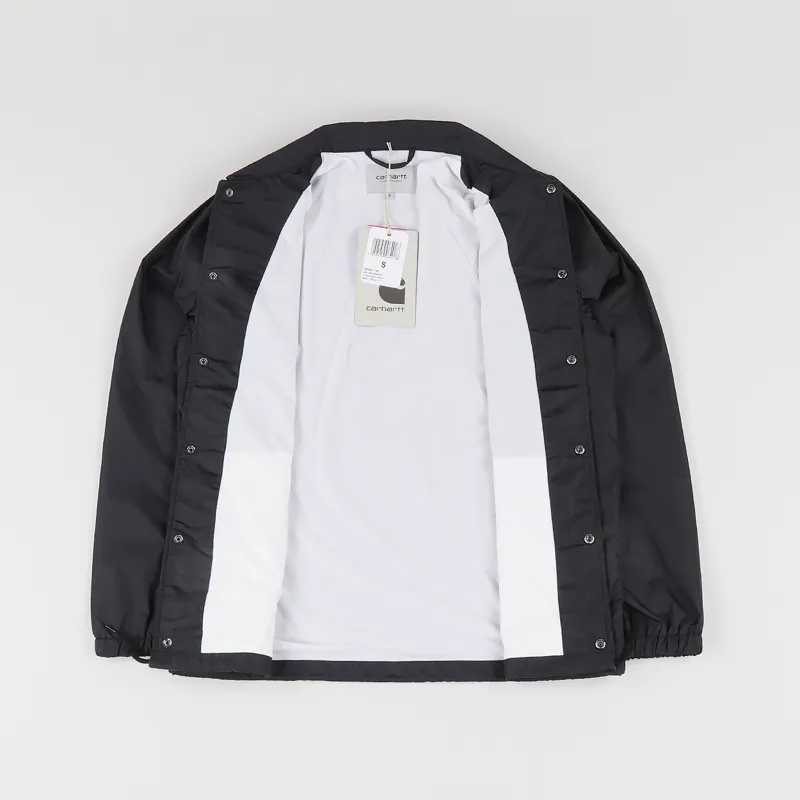 Carhartt WIP Strike Coach Jacket Black White-2