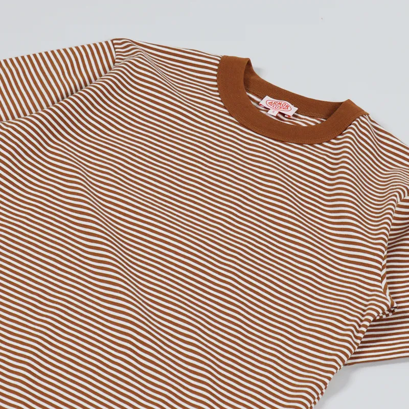 Armor Lux Raye Heritage T Shirt Cappucino Natural-1