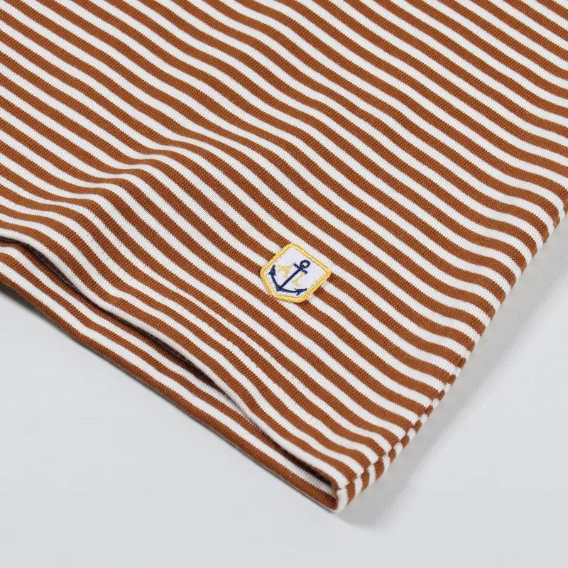 Armor Lux Raye Heritage T Shirt Cappucino Natural-2