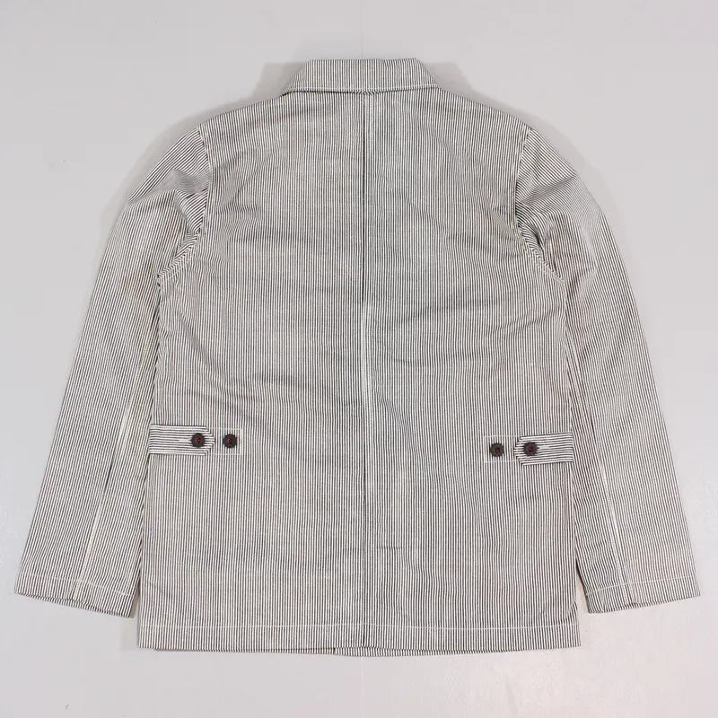 Levis Skate Chore Coat Hickory Stripe Navy White-4