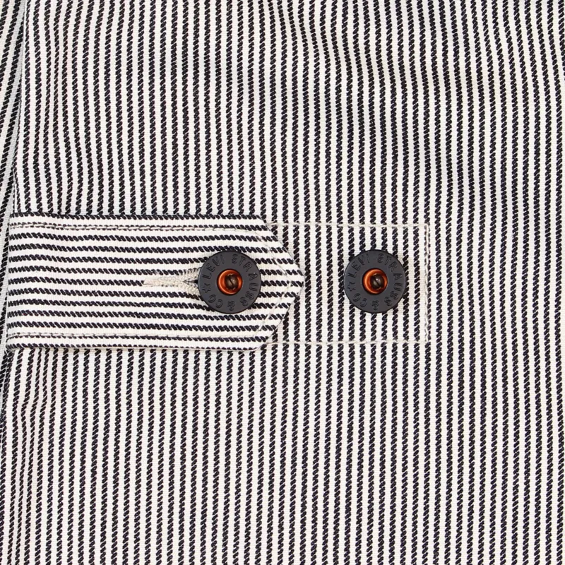 Levis Skateboarding Mens Chore Jacket Coat Hickory Striped