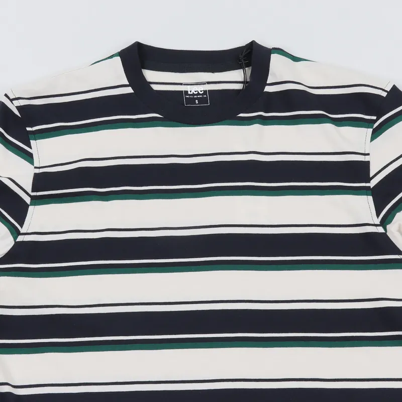 Lee Stripe T Shirt Sandy Beach-1