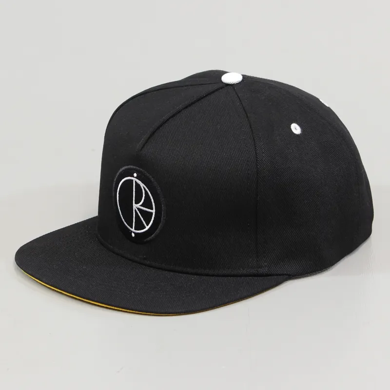 Polar Stroke Logo Snapback Cap Black Yellow