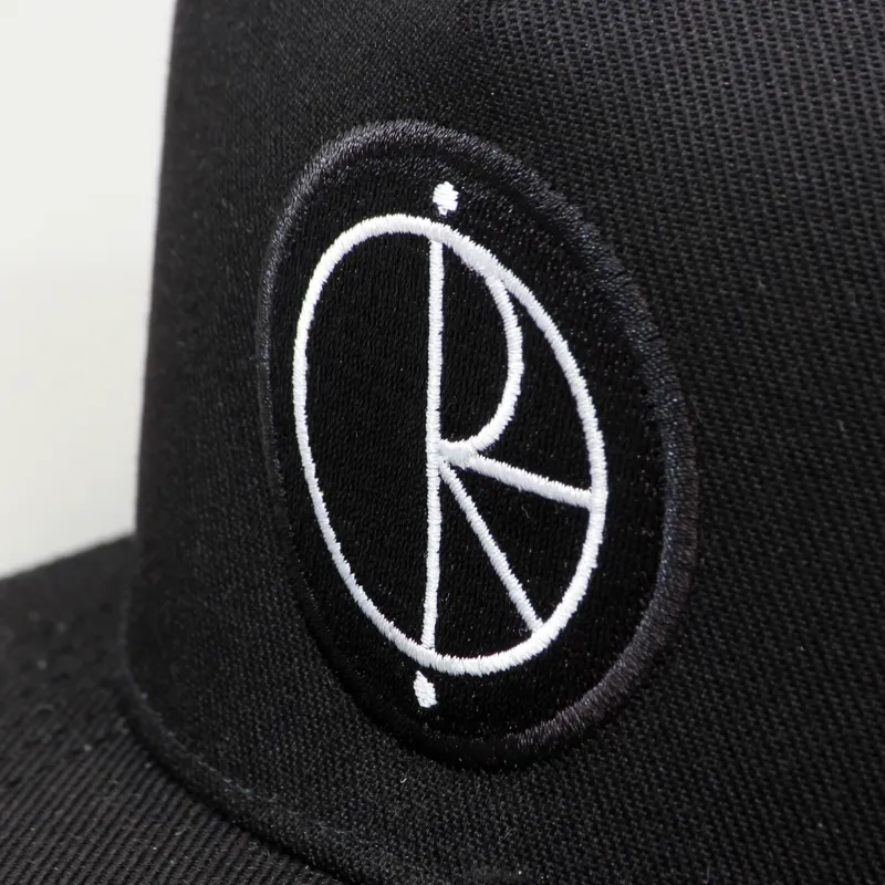 Polar Stroke Logo Snapback Cap Black Yellow-1