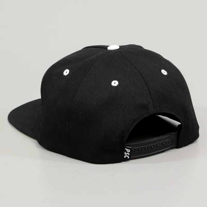 Polar Stroke Logo Snapback Cap Black Yellow-2