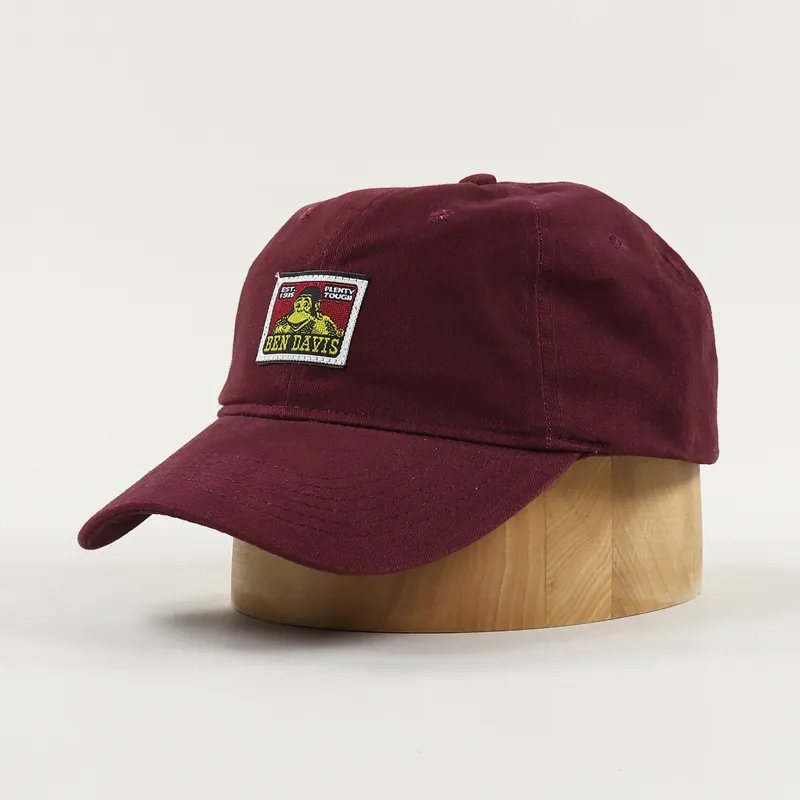 Ben Davis Strapback Twill Cap Maroon
