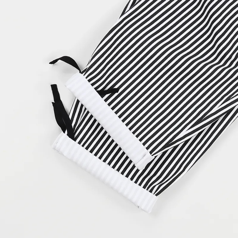 Polar Skate Co. Striped Cargo Pant White Black-4