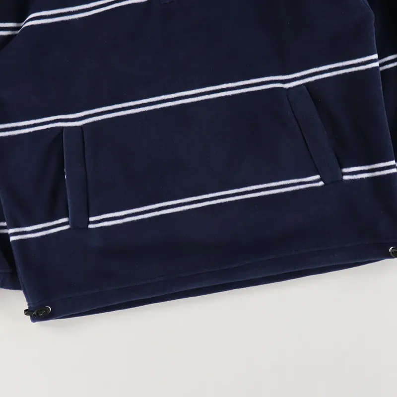 Polar Skate Co. Striped Fleece Pullover 2.0 Rich Navy-3