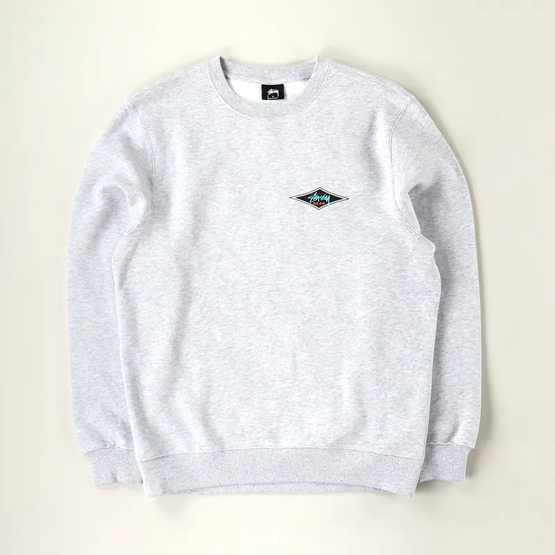 Stussy Gear Crew Sweatshirt Ash Heather-1