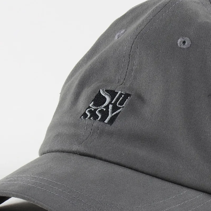 Stussy Institute Low Pro Cap Charcoal-1